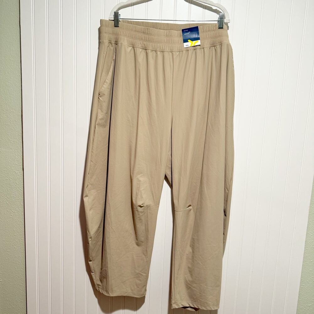 Old Navy High Waisted Sleek Tech Barrel Ankle Pants NEW Size XXL - Picture 2 of 7